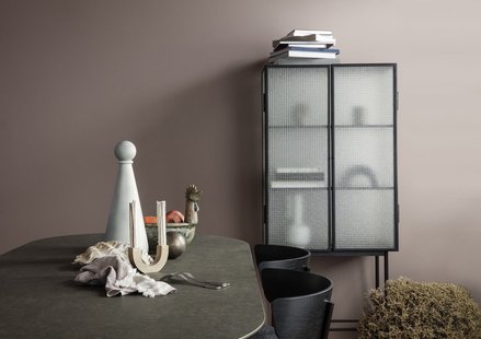 Ferm Living Mingle tafelblad ovaal - donker gebeitst - 220 cm
