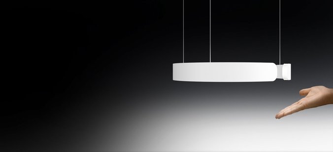 Occhio Mito Sospeso Due 40 Hanglamp - goud mat - vast - zonder Occhio Air - table/wide