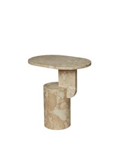 Ferm Living Insert Side bijzettafel - marble sand
