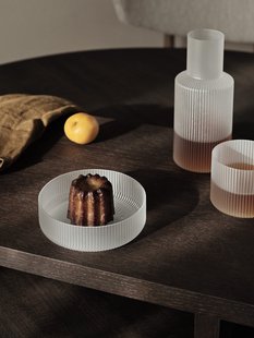 Ferm Living Ripple Karafset - frosted