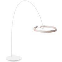 Occhio Mito Largo Vloerlamp - goud mat - wit