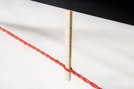 Moormann Lange Max - wit (FU) - rood touw - S