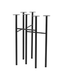 Ferm Living Mingle tafelpoten (set van 2) - zwart - W68