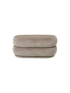 Ferm Living Poef rond - medium - beige