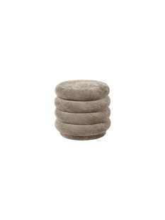 Ferm Living Poef rond - klein - beige