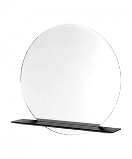 Schönbuch Cut Spiegel met plankje - zwart - M