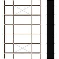 Moormann FNP Rekkensysteem - Voorbeeld 3 - zwart (MDF) - MDF