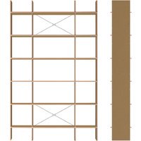 Moormann FNP Rekkensysteem - Voorbeeld 3 - MDF - natuur (MDF)