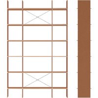 Moormann FNP Rekkensysteem - Voorbeeld 3 - rood gewaxt (MDF) - MDF