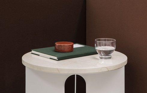 Audo Tafelblad voor Androgyne Side Table - marmer ivoor