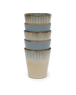 Serax Terres De Rêve Beker konisch - nevelgrijs - M