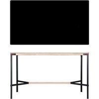 Moormann Seiltänzer Statafel - Linoleum zwart - rood touw - 190 x 90 cm