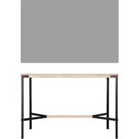 Moormann Seiltänzer Statafel - Linoleum grijs - rood touw - 160 x 90 cm