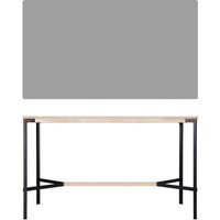 Moormann Seiltänzer Statafel - Linoleum grijs - rood touw - 190 x 90 cm