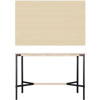 Moormann Seiltänzer Statafel - es furnier wit - rood touw - 160 x 90 cm