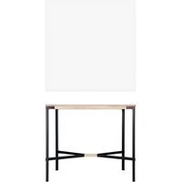 Moormann Seiltänzer Statafel - Laminaat wit - rood touw - 120 x 120 cm