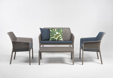 Nardi Zitschaalkussen Net Relax - denim