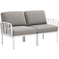 Nardi Komodo 2-zitsbank - bianco - grigio