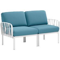 Nardi Komodo 2-zitsbank - bianco - adriatic Sunbrella®