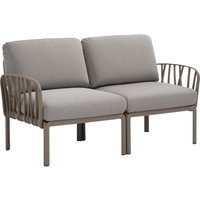 Nardi Komodo 2-zitsbank - tortora - grigio