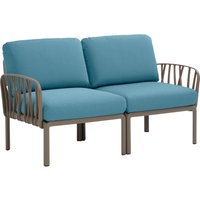 Nardi Komodo 2-zitsbank - tortora - adriatic Sunbrella®