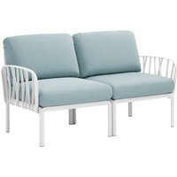 Nardi Komodo 2-zitsbank - bianco - ghiaccio Sunbrella®