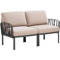 Nardi Komodo 2-zitsbank - antracite - canvas Sunbrella®