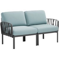 Nardi Komodo 2-zitsbank - antracite - ghiaccio Sunbrella®