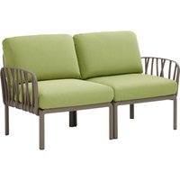 Nardi Komodo 2-zitsbank - tortora - avocado Sunbrella®