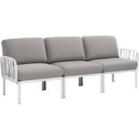 Nardi Komodo 3-zitsbank - bianco - grigio