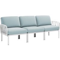 Nardi Komodo 3-zitsbank - bianco - ghiaccio Sunbrella®