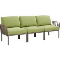 Nardi Komodo 3-zitsbank - tortora - avocado Sunbrella®
