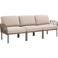 Nardi Komodo 3-zitsbank - tortora - canvas Sunbrella®