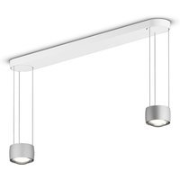 Occhio Sento LED Sospeso Due Hanglamp - chroom mat - met air - E