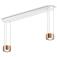 Occhio Sento LED Sospeso Due Hanglamp - roségoud - met air - E
