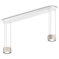 Occhio Sento LED Sospeso Due Hanglamp - goud mat - met air - E