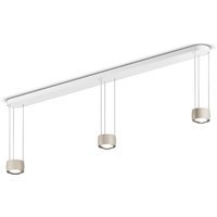 Occhio Sento Sospeso LED Tre Hanglamp - goud mat - zonder air - E
