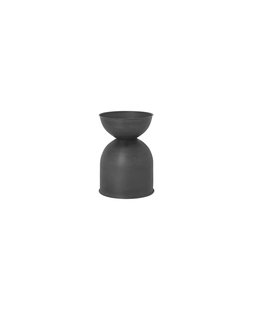 Ferm Living Hourglass Bloempot - zwart - S