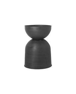 Ferm Living Hourglass Bloempot - zwart - L