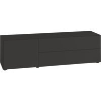 Piure Nex Pur combibox gesloten - graphite P44 - Laden/deuren - H 50 cm