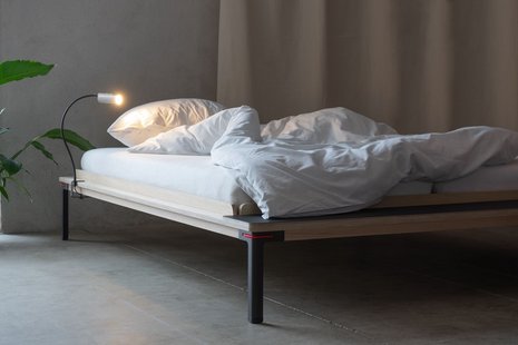 Moormann Seiltänzer Bed - zwart - 200 x 220 cm