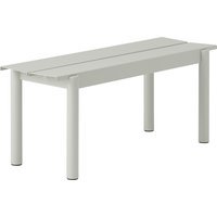 Muuto Linear Steel Bank - grijs - 110 cm