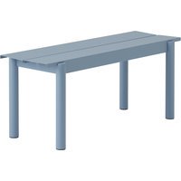 Muuto Linear Steel Bank - pale blue - 110 cm