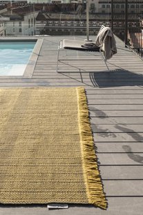 Nanimarquina Tres Outdoor Textur - texture mosterd - 200 x 300 cm