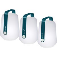 Fermob Balad Buitenlamp - set van 3 lampen - 21 acapulcoblauw