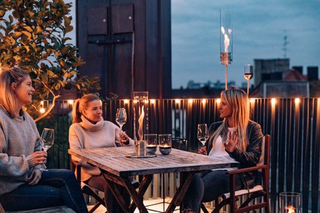 Höfats SPIN Tafelvuur - zilver - Ø 9 cm