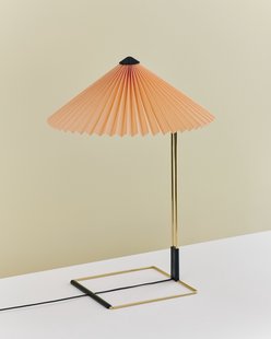 HAY Matin Tafellamp - L - HAYMatinPolishedBrass - peach