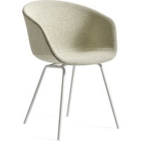HAY About A Chair AAC 28 - Kvadrat Coda 100 - chroom