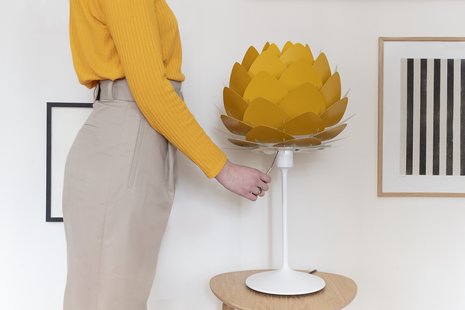 UMAGE Champagne Standaard Tafellamp - wit