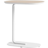 Muuto Relate Side Tafel - eiken/wit - 60,5 cm